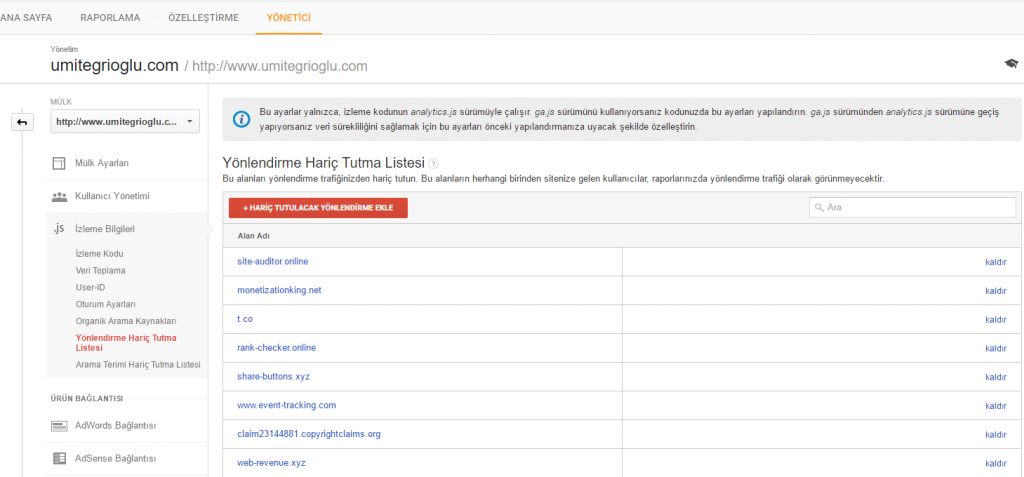 3 Google Analytics istatistiklerini BOT&#8217;lara teslim etmeyin